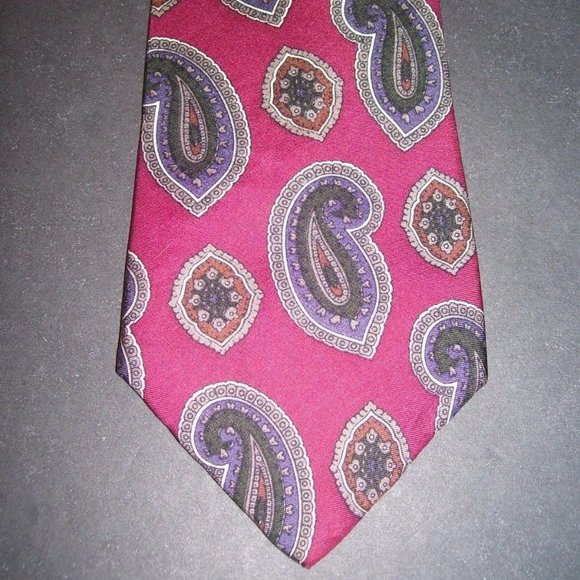 Thornhill Menswear Men's Dress Suit Silk Neck Tie - Picture 3 of 5